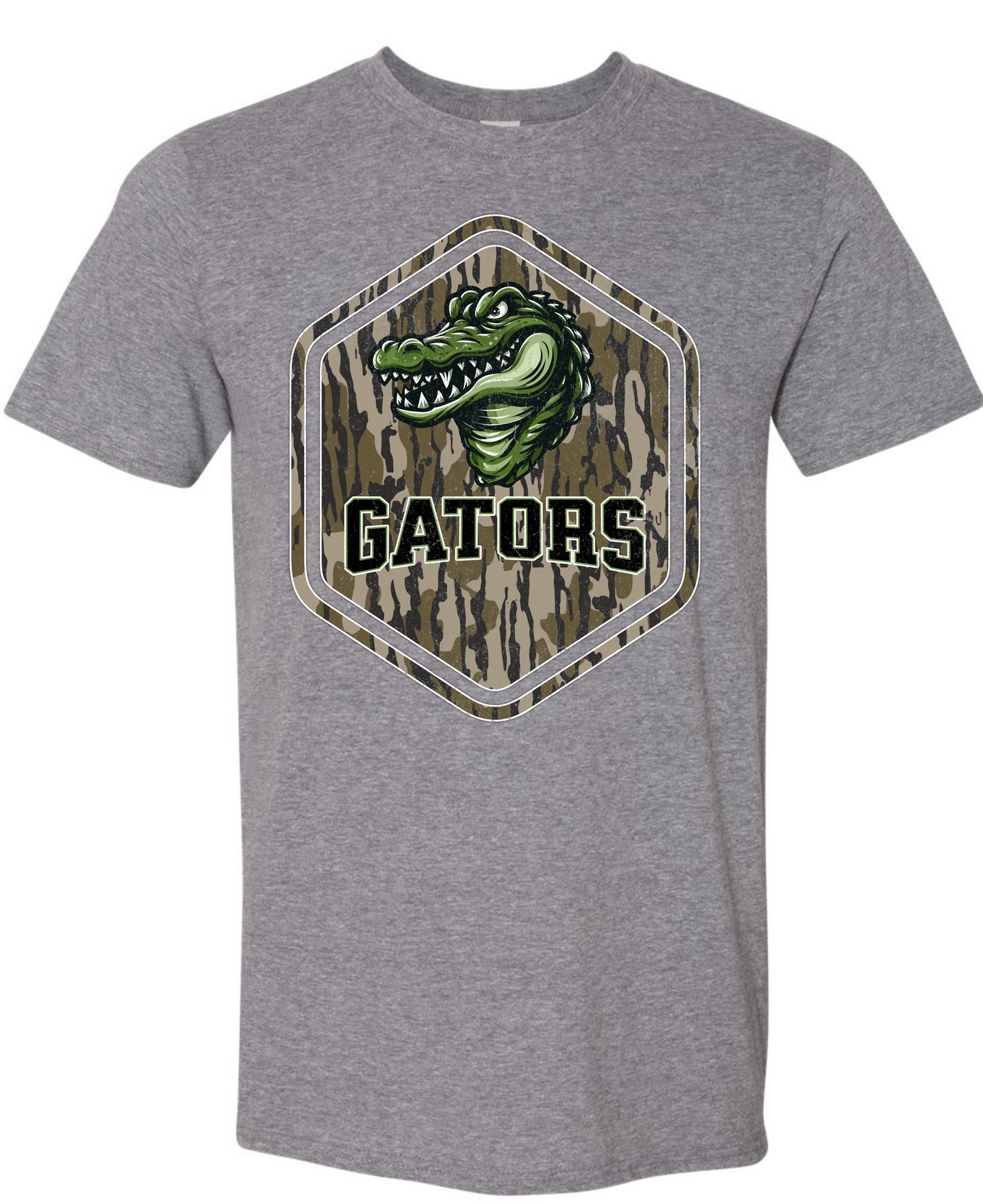 Camo Gator SS Gildan 50/50 Cotton Tee