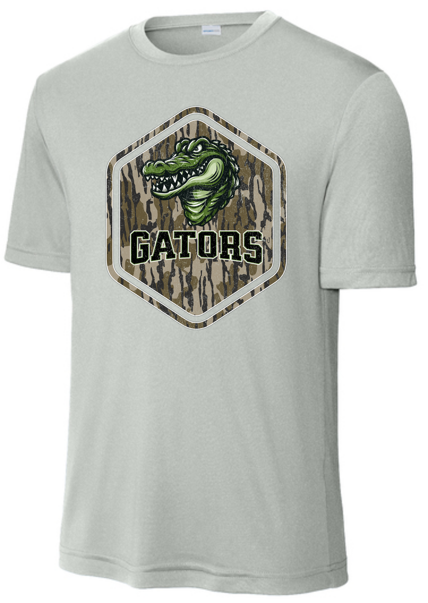 Camo Gator SS Sport Tek DriFit Shirt