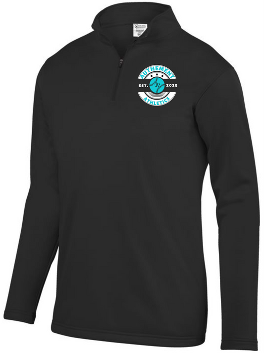 Youth Wicking Fleece Quarter-Zip Pullover